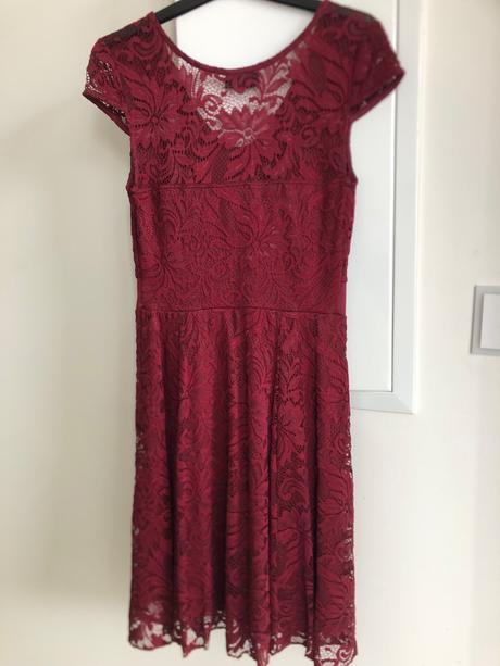 Krásne čipkované mini šaty, bonprix,34