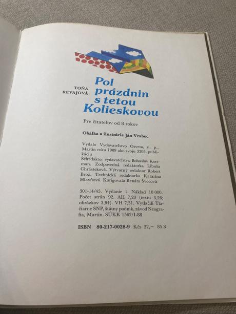 Pol prázdnin s tetou kolieskovou toňa revajová, 