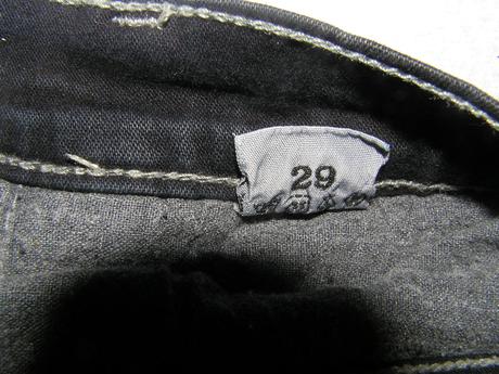 Riflové elastické nohavice, s