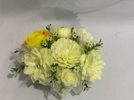 Mydlova kytica v krabičke, 