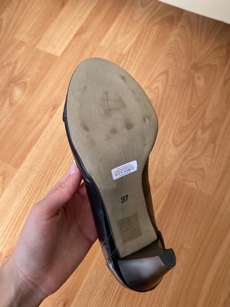 Kožené lodičky eva -37, 36