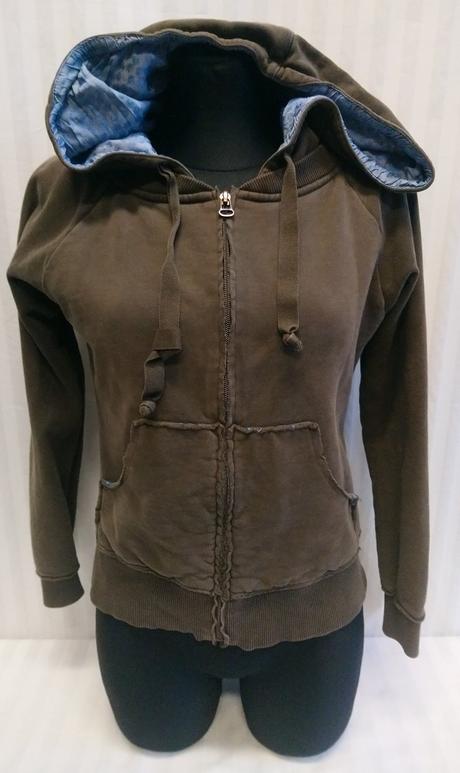 Dámska olivová mikina na zips, hugo boss, hugo boss,s