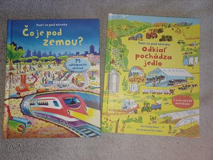 Knihy čo je pod zemou, odkial pochadza jedlo,