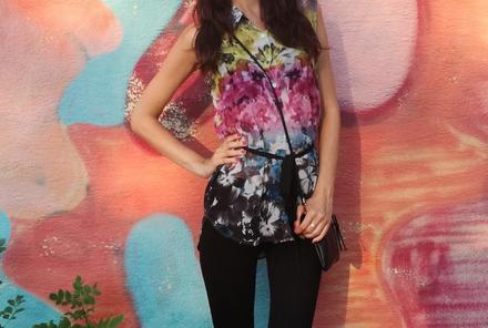 Farebná predĺžená blúzka, h&m