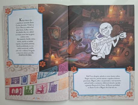 Knižka disney pixar "coco" s nálepkami,