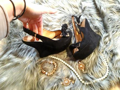 Sandálky na platforme, 36