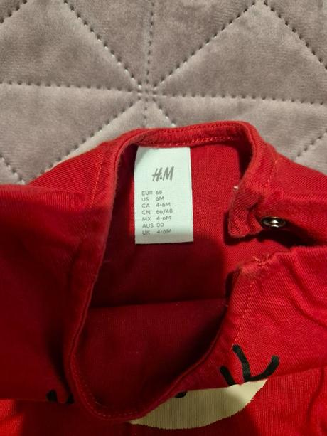 Šaty vianočné h&m, h&m,68