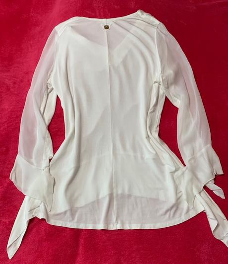 Asymetrická blúzka zn. magenta, m