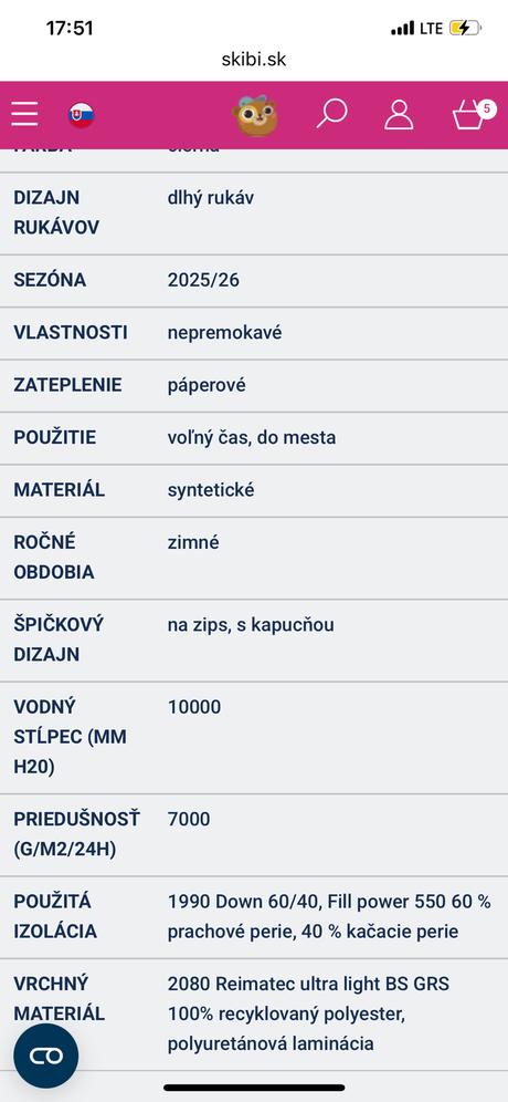 Reima paimio zimná kačacia perová bunda 116/122, reima,116