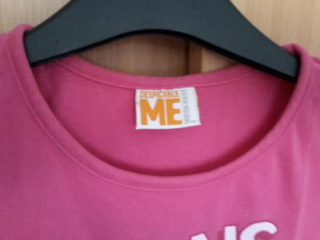 Ružové tričko minions 134/140, 134