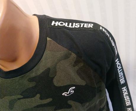 Pánske zeleno čierne tričko, hollister, m, hollister,m