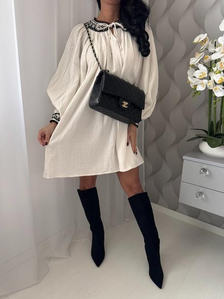 Lindex - šaty s výšivkou, lindex,xs