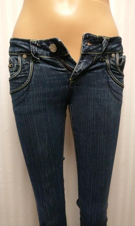 Dámske elastické rifle skinny, d.f.d. jeens, s