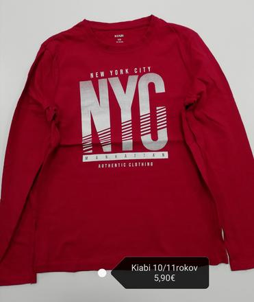 Červené tričko kiabi, 146