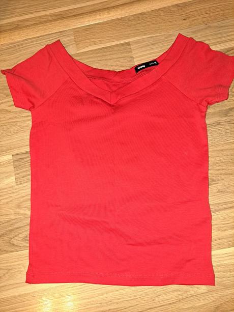 Tricko cer.m-lodickovy vystrih, sinsay,m