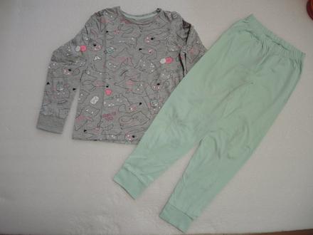 Pyžamko so psíkmi a mačičkami, 128