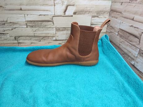 Vivobarefoot 43l - kožené hnedé členkové barefoot, vivobarefoot,43