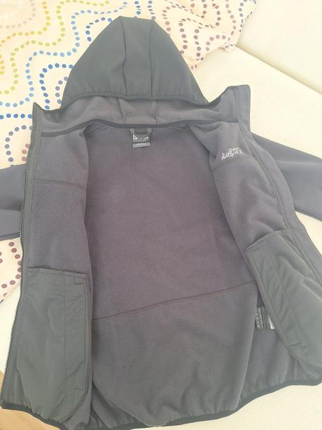 Soft shellová bunda, jack wolfskin,152