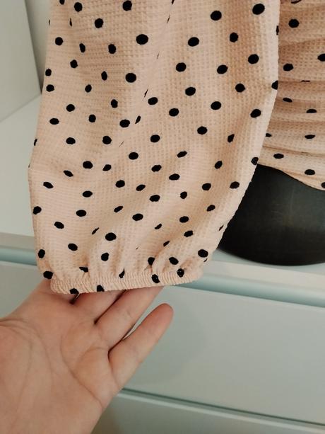 Bodkovaný top miss selfridge  jemná ružová, miss selfridge,38