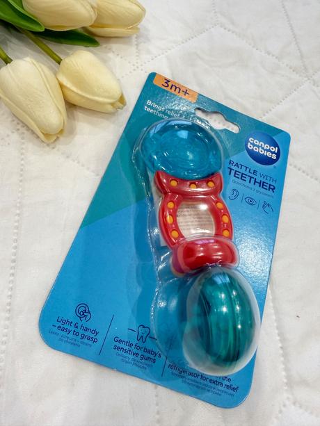 Hrkálka s hryzátkom canpol babies,