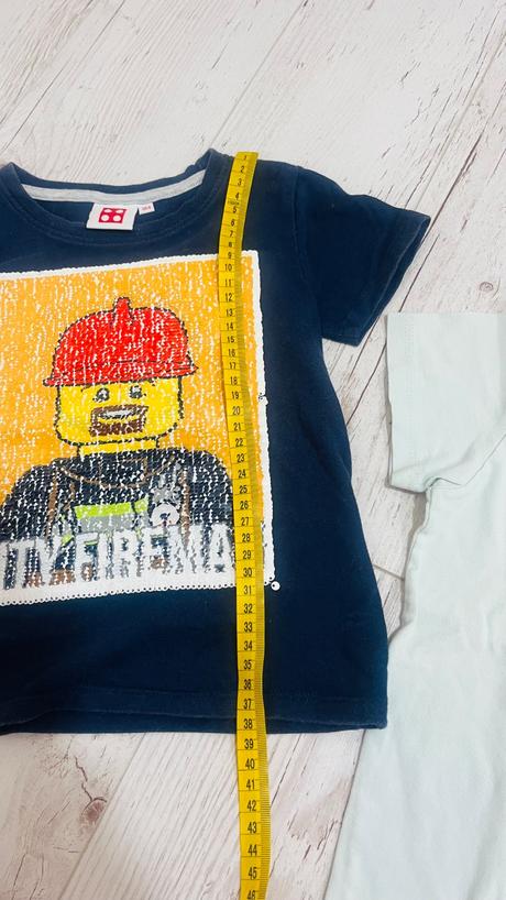 Tričko s krátkym rukavom 104 2ks, h&m,104