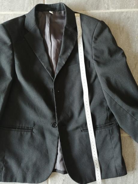 Sako palomino, v122, raz použité, jemný pásik, palomino,122