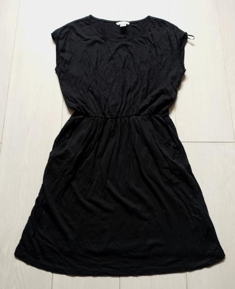 Bavlnené letné šaty h&m basic, h&m,s