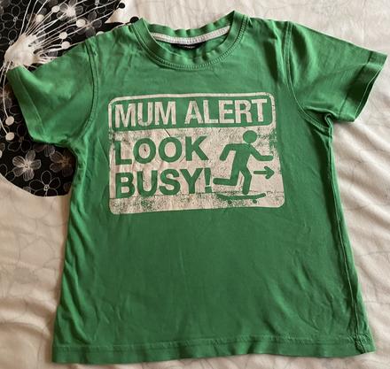 Bavlnené tričko s aplikáciou v. 104/110, george,110