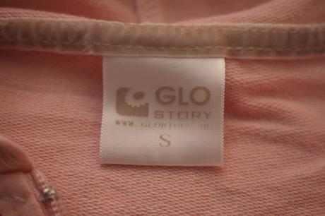 Dievčenská tepláková bunda s krátkym rukávom, glo-story,134