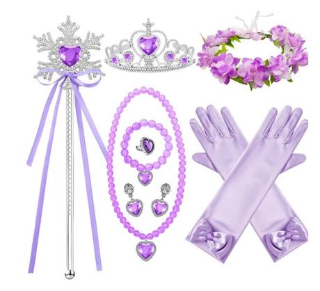 Doplnky set rapunzel locika na vlásku princezná,