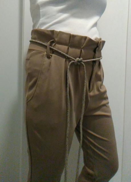 Elastické nohavice s vysokým pásom, vero moda,s