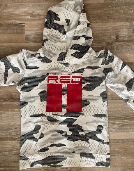 Dámska maskáčová mikina double red, l