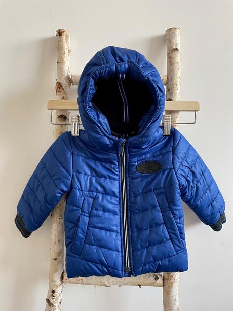 Modrá zimná bunda ikks, 74