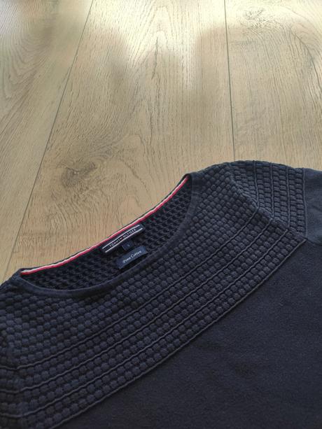 Tmavomodrý svetrík tommy hilfiger, veľ. s, tommy hilfiger,s