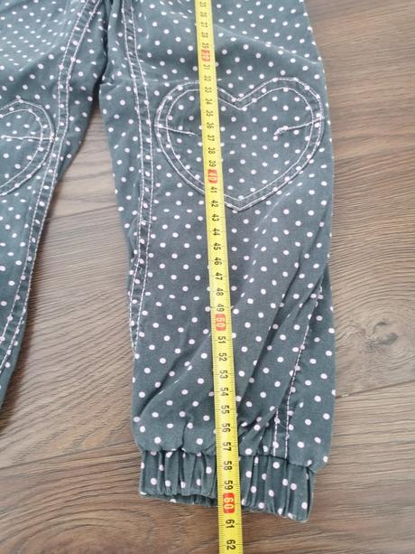 Nohavice so srdiečkami veľ 110, h&m,110