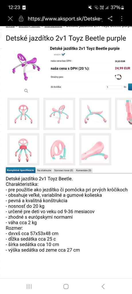 Chodítko / odrážadlo, 