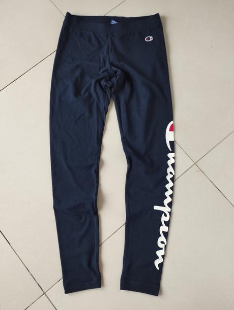 Tmavomodré dámske legíny, champion,s
