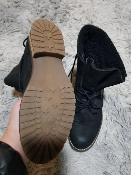 Kožené čižmy, deichmann,36