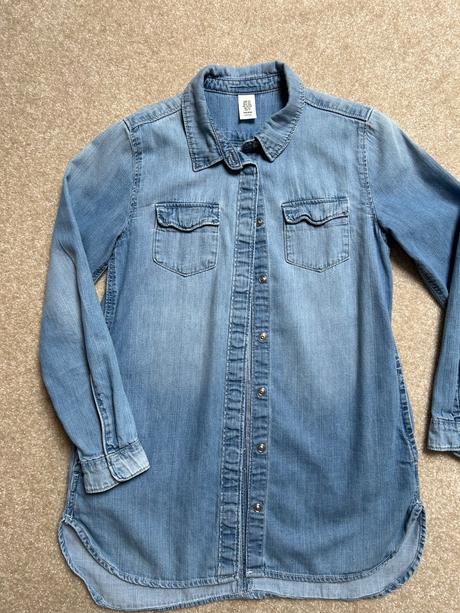 Rifľová košeľa veľ. 140, h&m,140