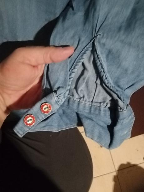 Dámska riflova košeľa, m