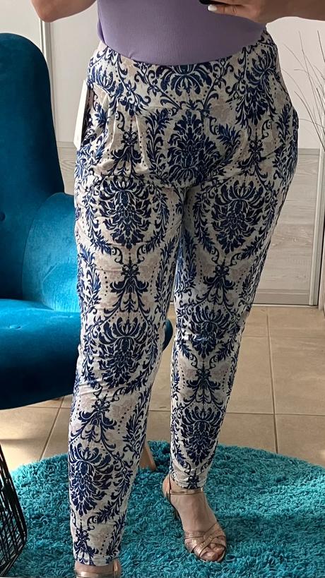 Dámske letné vzorované nohavice, l / m / s