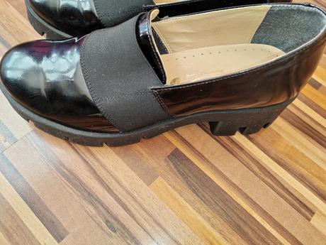 Topánočky kožené, na malej platforme, 37