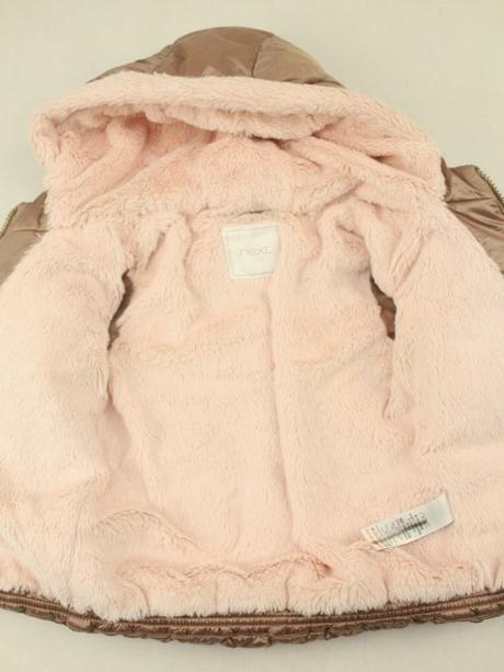 Prešívaná metalická bunda next veľ. 9-12 mes., next,80