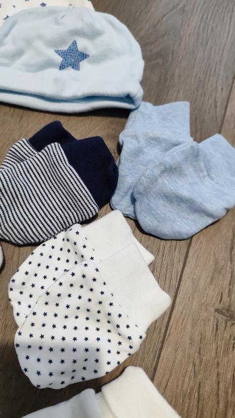 Novorodenecke ciapocky, rukavicky, ponozky, 50–62