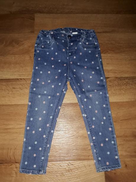 Modre rifle s gulickami 104, h&m,104