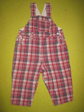 Kockovane na traky 9-12m, h&m,80