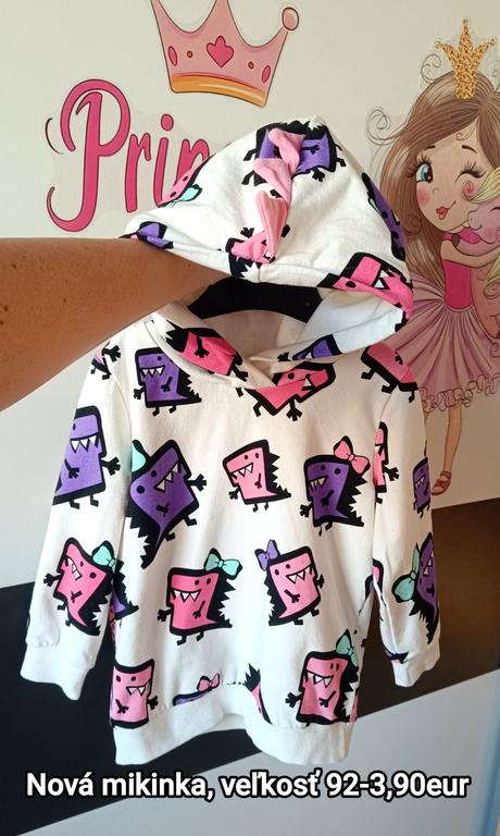Nádherna mikinka nenosena, disney,92