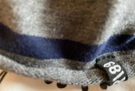 Pásiková čiapka v. 104-116 na 3-6 rokov + rukavice, 104