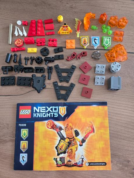 Lego nexo knights 70339 ultimate flama, 