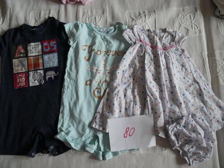 Letné šaty a opaľovačky, 68–80